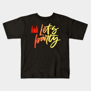 lets party Kids T-Shirt